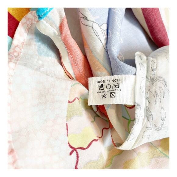 Asha Eleven x Anthropologie Soma Portals Colorful Geo Print Maxi Dress NWT Sz L - Picture 11 of 12